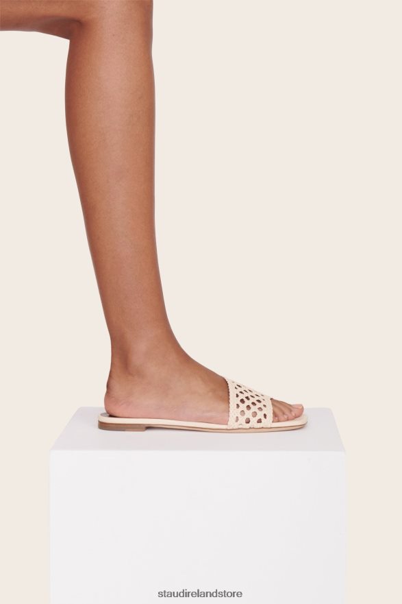 Women Shoes Cream STAUD NEVIL CROCHET SANDAL H8RLPJ923