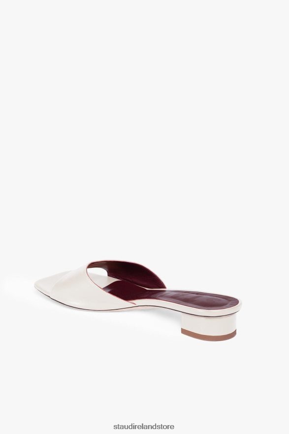 Women Shoes Cream STAUD SIMONE MULE H8RLPJ934