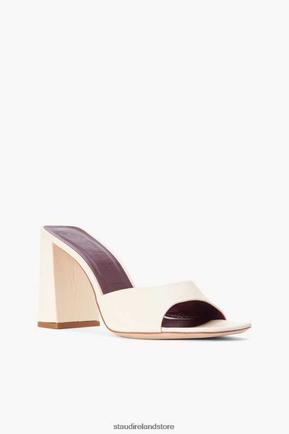 Women Shoes Cream STAUD SLOANE HEEL H8RLPJ880
