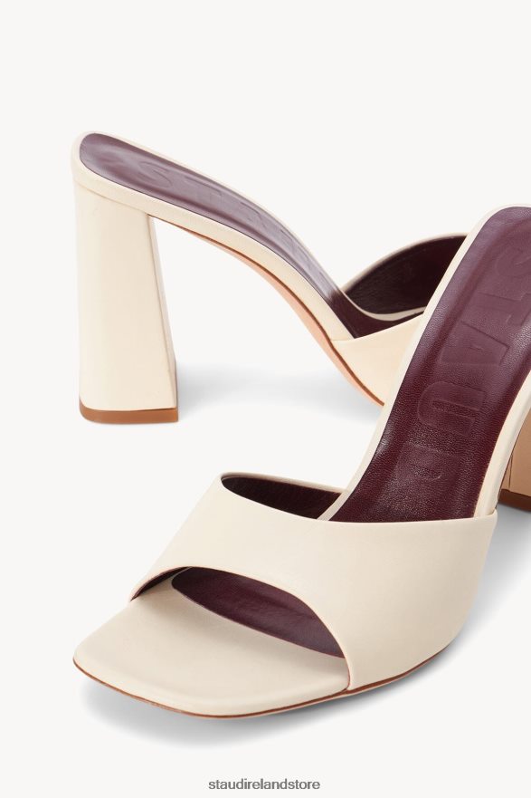 Women Shoes Cream STAUD SLOANE HEEL H8RLPJ880