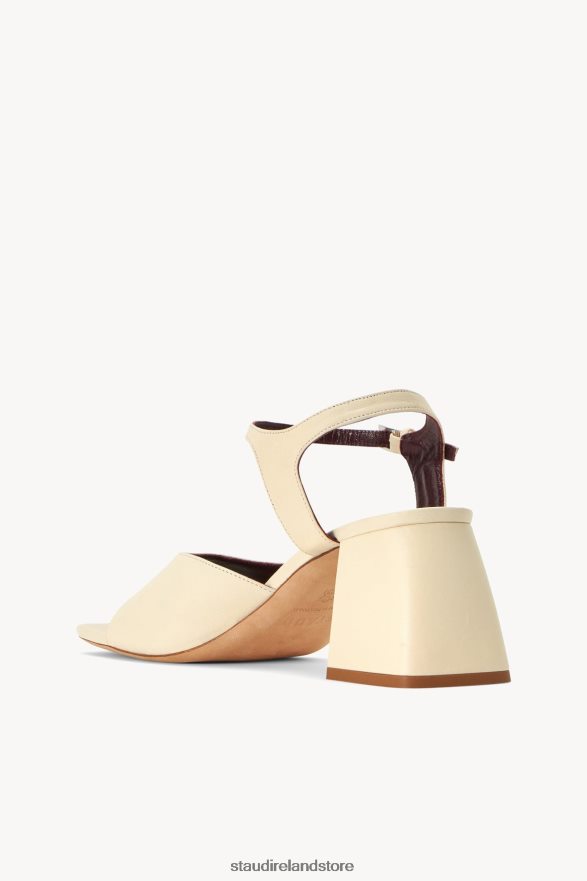 Women Shoes Cream STAUD TWYLA HEEL H8RLPJ873