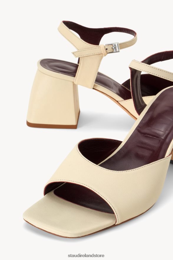 Women Shoes Cream STAUD TWYLA HEEL H8RLPJ873