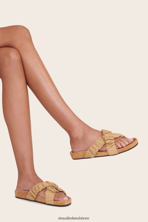 Women Shoes Fennel Cashew STAUD MICHEL SLIDE H8RLPJ919