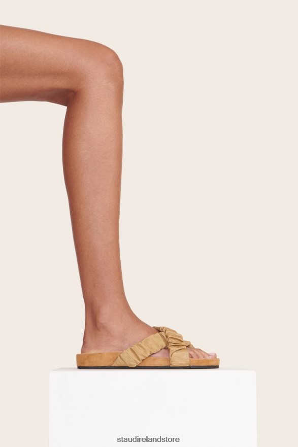 Women Shoes Fennel Cashew STAUD MICHEL SLIDE H8RLPJ919