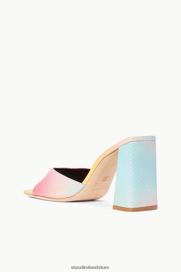 Women Shoes Multi Aura STAUD SLOANE HEEL SNAKE EMBOSSED H8RLPJ877