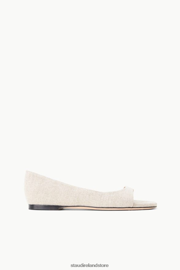 Women Shoes Natural Linen STAUD DOMINIQUE FLAT H8RLPJ911