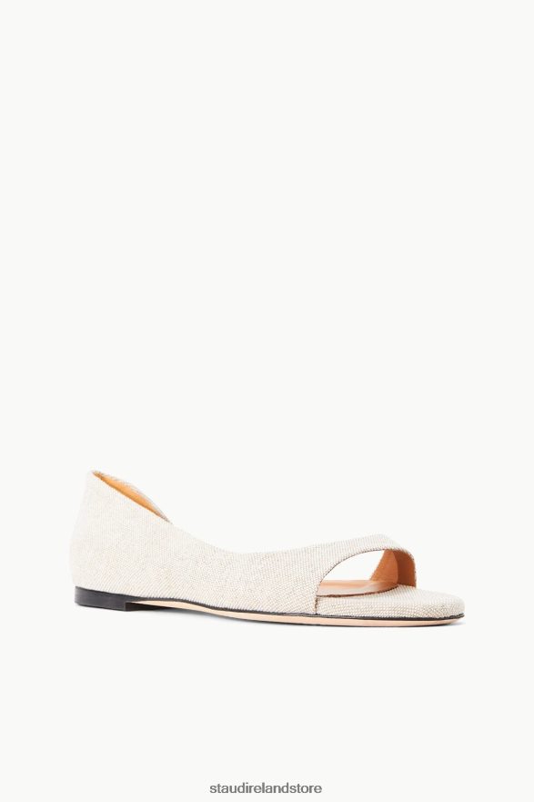Women Shoes Natural Linen STAUD DOMINIQUE FLAT H8RLPJ911