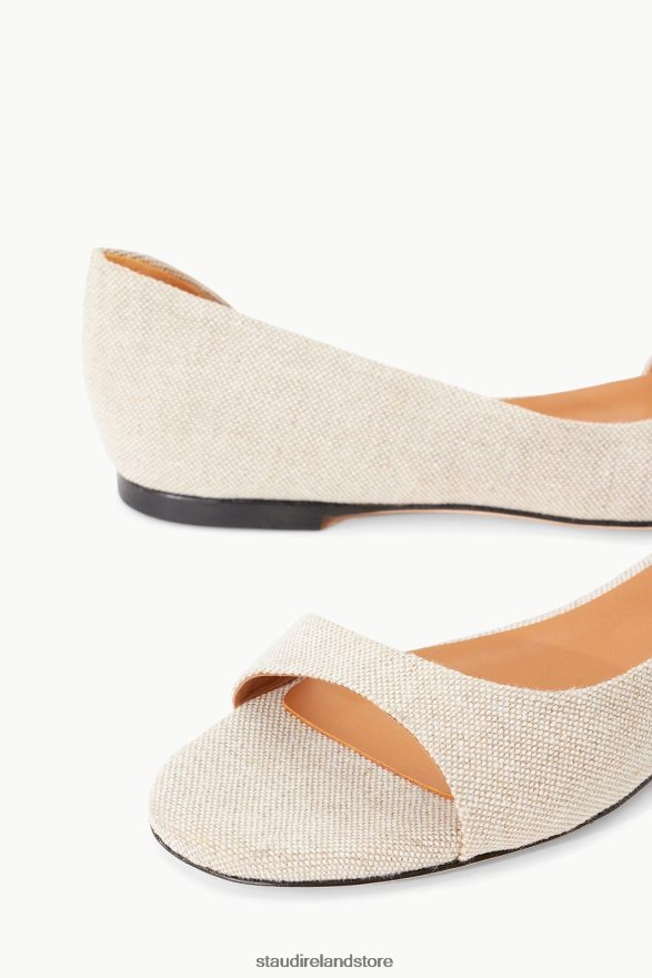 Women Shoes Natural Linen STAUD DOMINIQUE FLAT H8RLPJ911