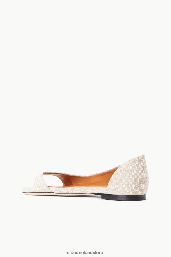 Women Shoes Natural Linen STAUD DOMINIQUE FLAT H8RLPJ911