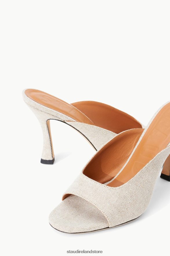 Women Shoes Natural Linen STAUD SYLVIA MULE H8RLPJ946