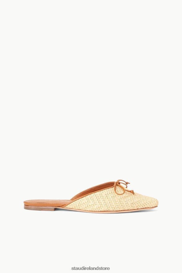 Women Shoes Natural STAUD GINA MULE RAFFIA H8RLPJ957