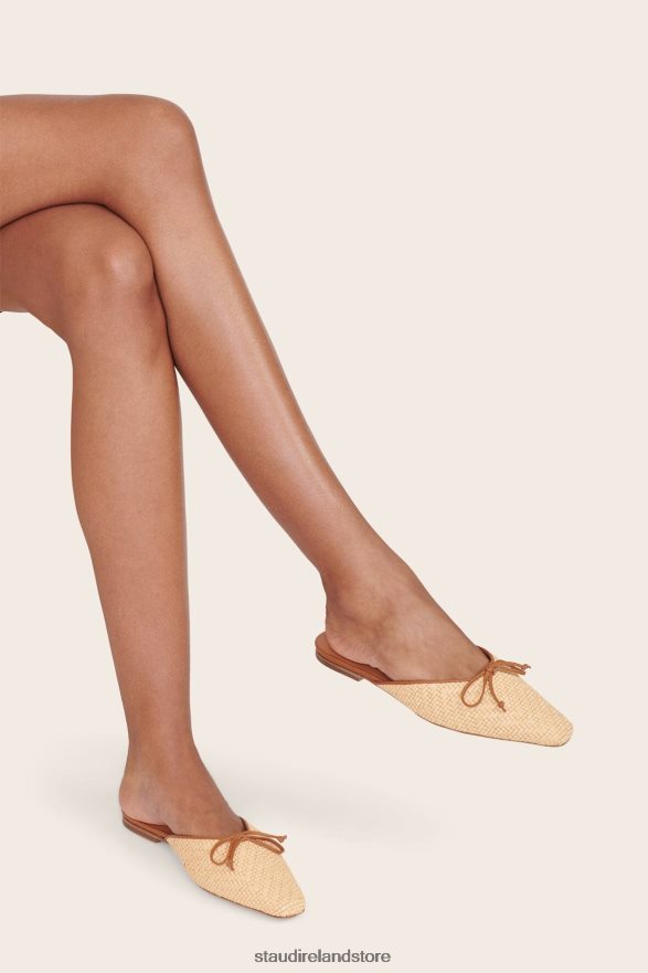 Women Shoes Natural STAUD GINA MULE RAFFIA H8RLPJ957
