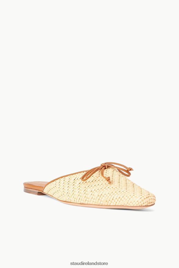 Women Shoes Natural STAUD GINA MULE RAFFIA H8RLPJ957