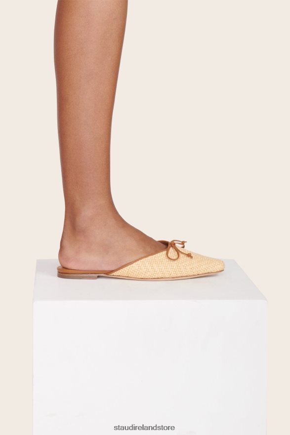 Women Shoes Natural STAUD GINA MULE RAFFIA H8RLPJ957