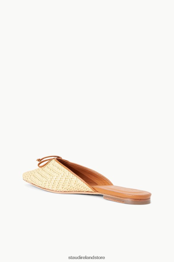 Women Shoes Natural STAUD GINA MULE RAFFIA H8RLPJ957