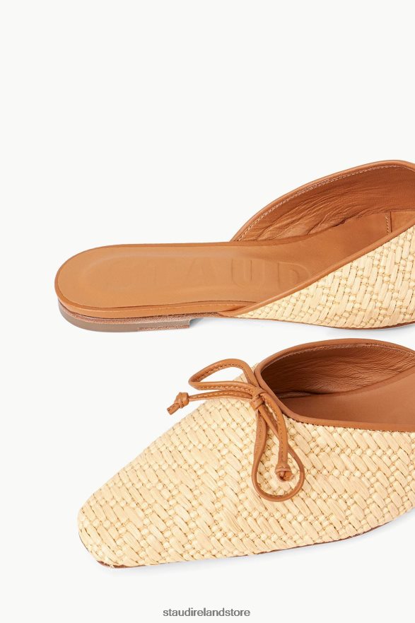 Women Shoes Natural STAUD GINA MULE RAFFIA H8RLPJ957