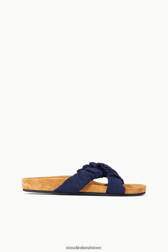 Women Shoes Navy Cashew STAUD MICHEL SLIDE H8RLPJ917