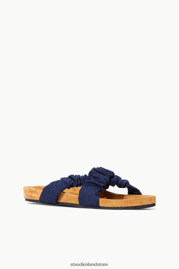 Women Shoes Navy Cashew STAUD MICHEL SLIDE H8RLPJ917