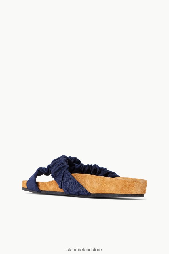 Women Shoes Navy Cashew STAUD MICHEL SLIDE H8RLPJ917