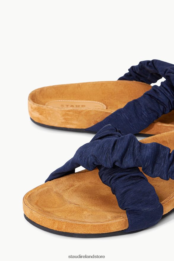 Women Shoes Navy Cashew STAUD MICHEL SLIDE H8RLPJ917