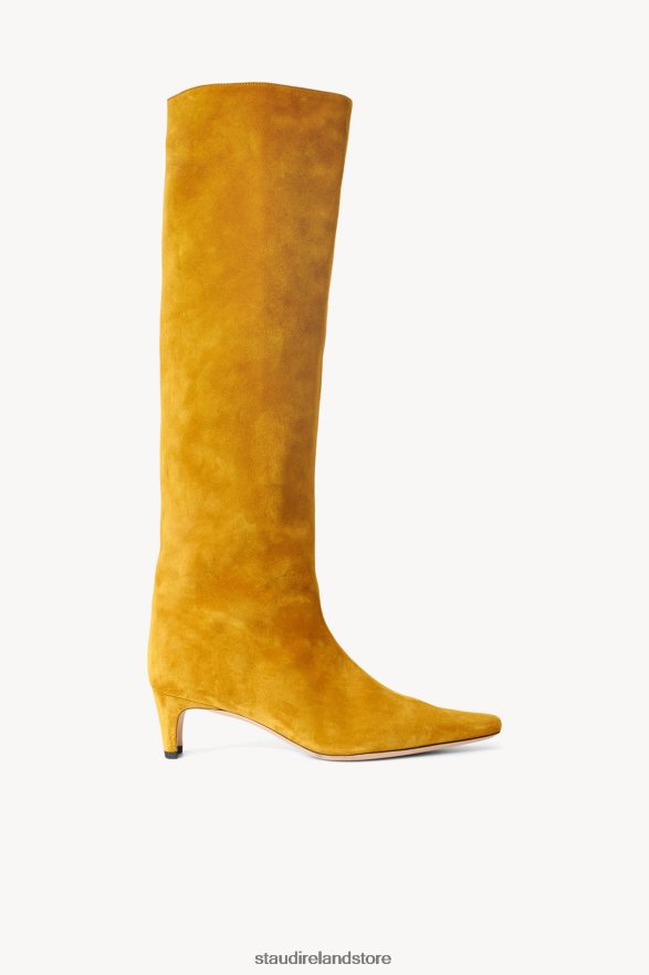 Women Shoes Ocher STAUD WALLY BOOT SUEDE H8RLPJ967