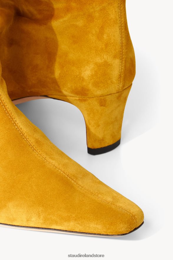 Women Shoes Ocher STAUD WALLY BOOT SUEDE H8RLPJ967