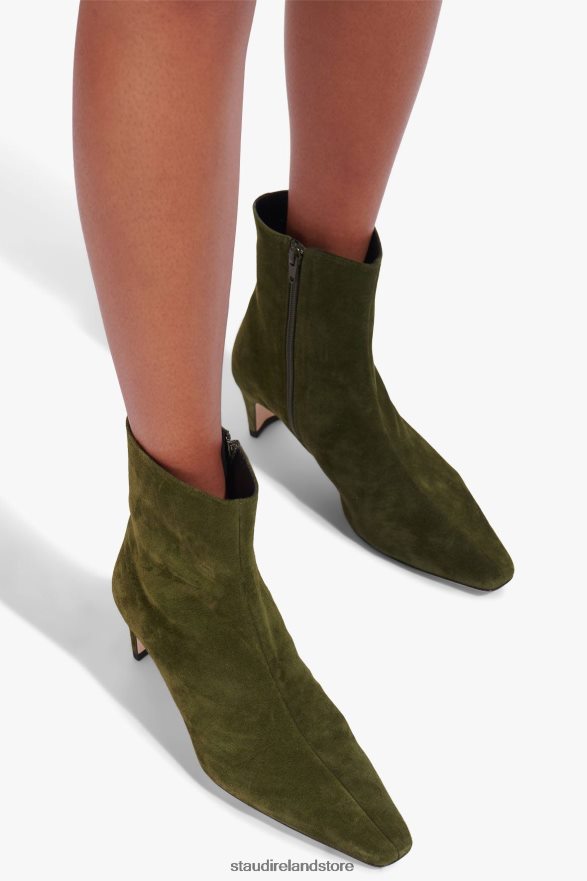 Women Shoes Olive STAUD WALLY ANKLE BOOT SUEDE H8RLPJ980