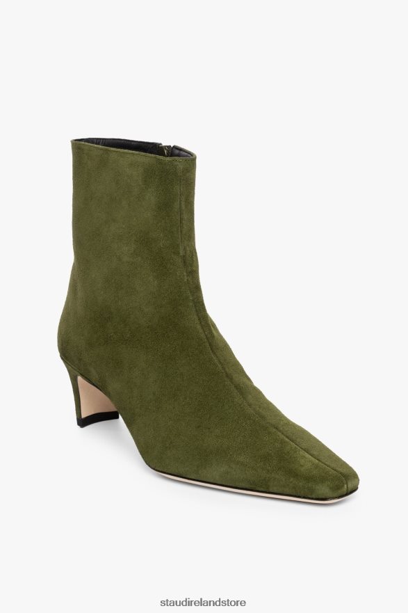 Women Shoes Olive STAUD WALLY ANKLE BOOT SUEDE H8RLPJ980