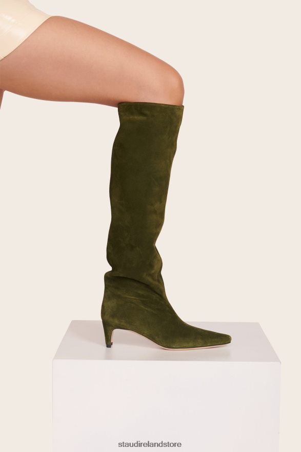 Women Shoes Olive STAUD WALLY BOOT SUEDE H8RLPJ968