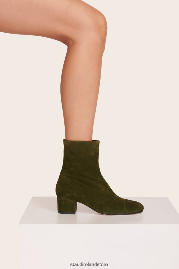 Women Shoes Olive Suede STAUD AIMEE SHORT BOOT H8RLPJ984