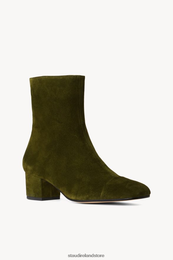 Women Shoes Olive Suede STAUD AIMEE SHORT BOOT H8RLPJ984
