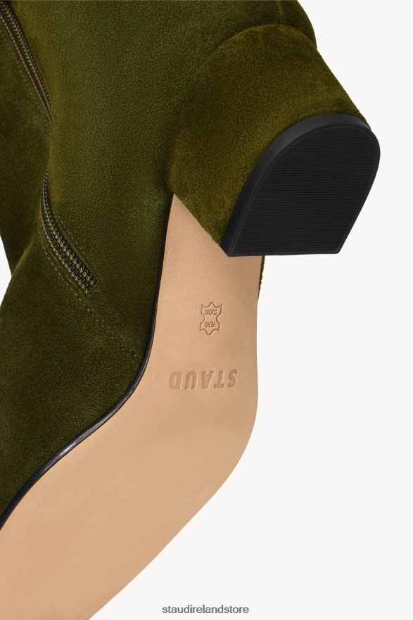 Women Shoes Olive Suede STAUD AIMEE SHORT BOOT H8RLPJ984