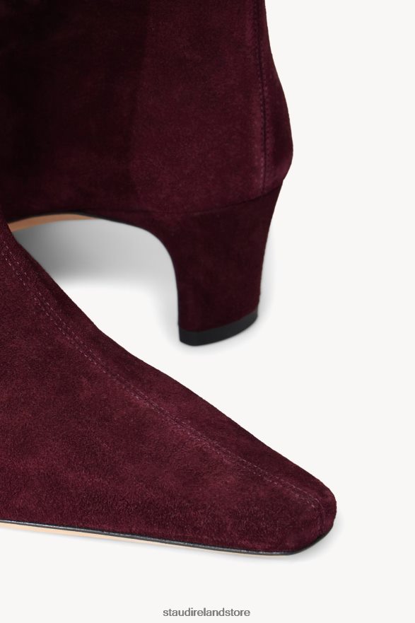 Women Shoes Plum STAUD WALLY BOOT SUEDE H8RLPJ969