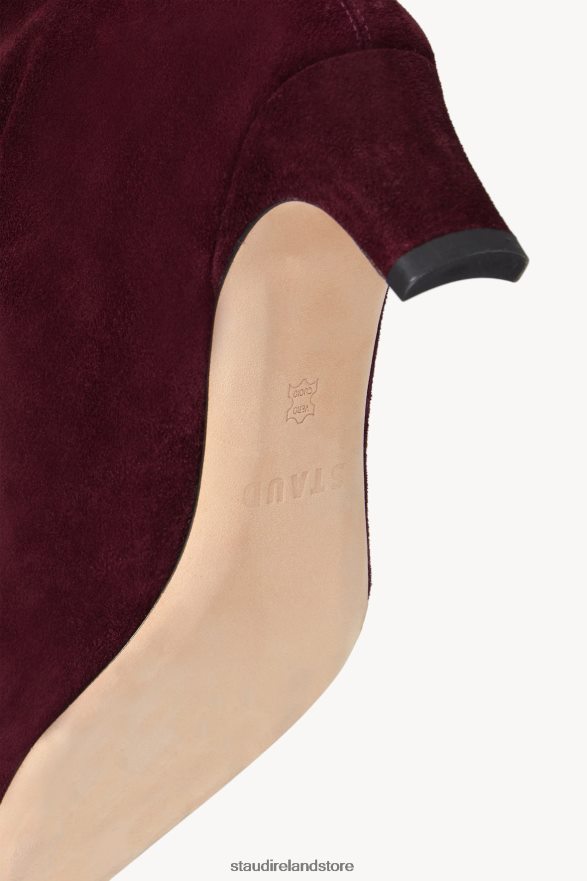 Women Shoes Plum STAUD WALLY BOOT SUEDE H8RLPJ969