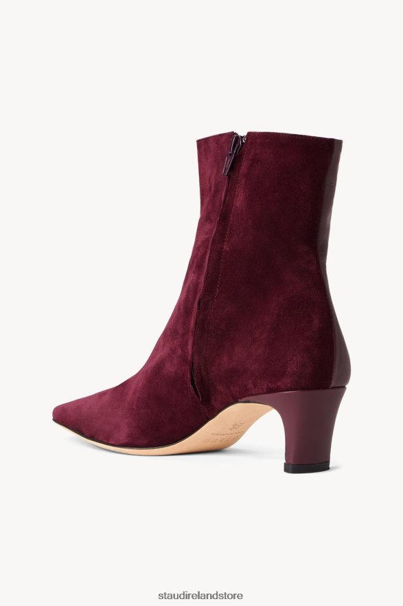 Women Shoes Plum STAUD WALLY SPLIT ANKLE BOOT H8RLPJ996