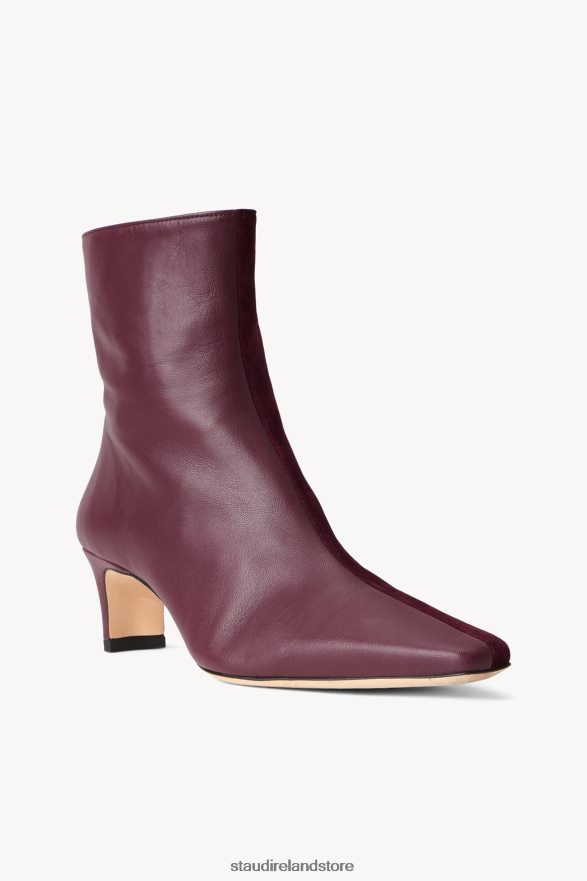 Women Shoes Plum STAUD WALLY SPLIT ANKLE BOOT H8RLPJ996