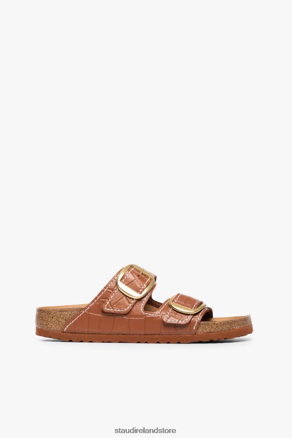 Women Shoes Saddle Croc Embossed BIRKENSTOCK + STAUD ARIZONA SANDAL H8RLPJ929