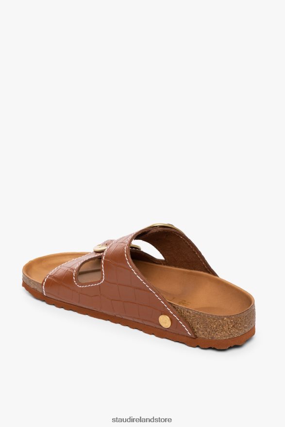 Women Shoes Saddle Croc Embossed BIRKENSTOCK + STAUD ARIZONA SANDAL H8RLPJ929