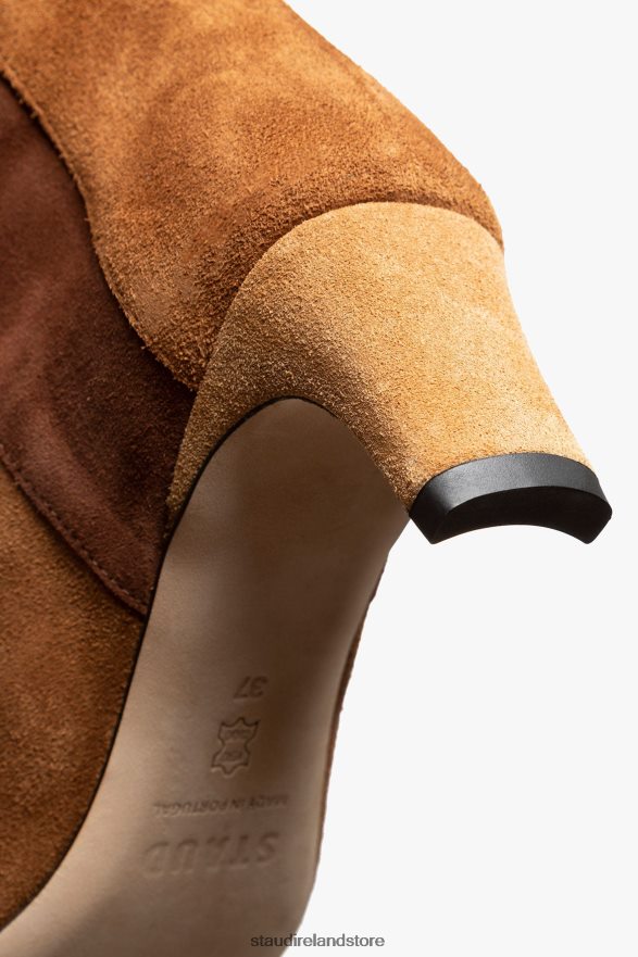 Women Shoes Tan Patchwork STAUD WALLY BOOT H8RLPJ963