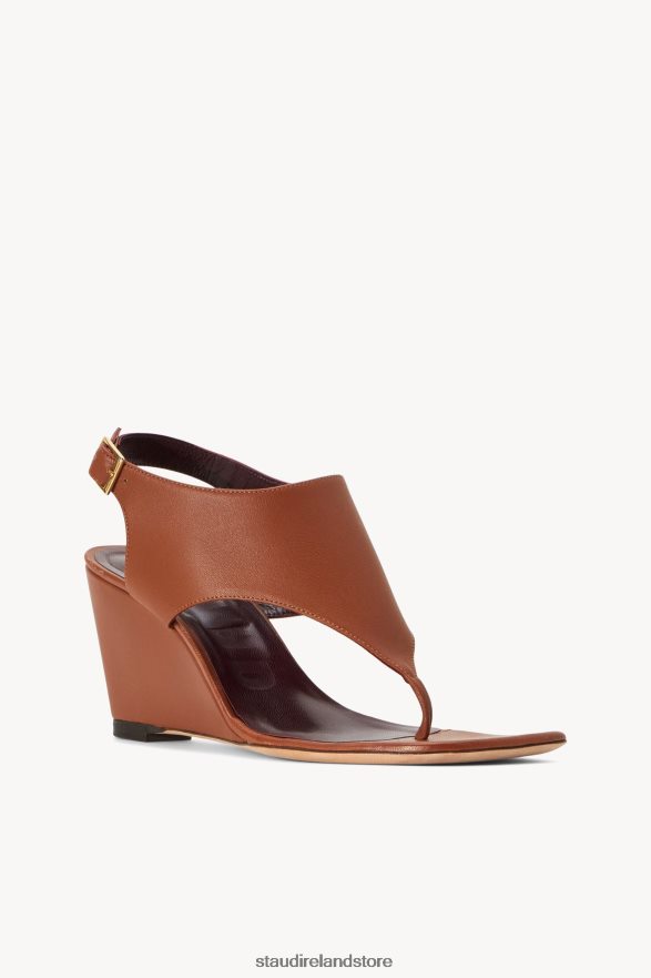 Women Shoes Tan STAUD ALEX WEDGE H8RLPJ940