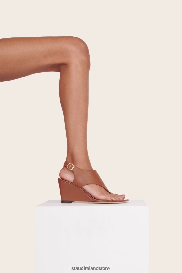 Women Shoes Tan STAUD ALEX WEDGE H8RLPJ940
