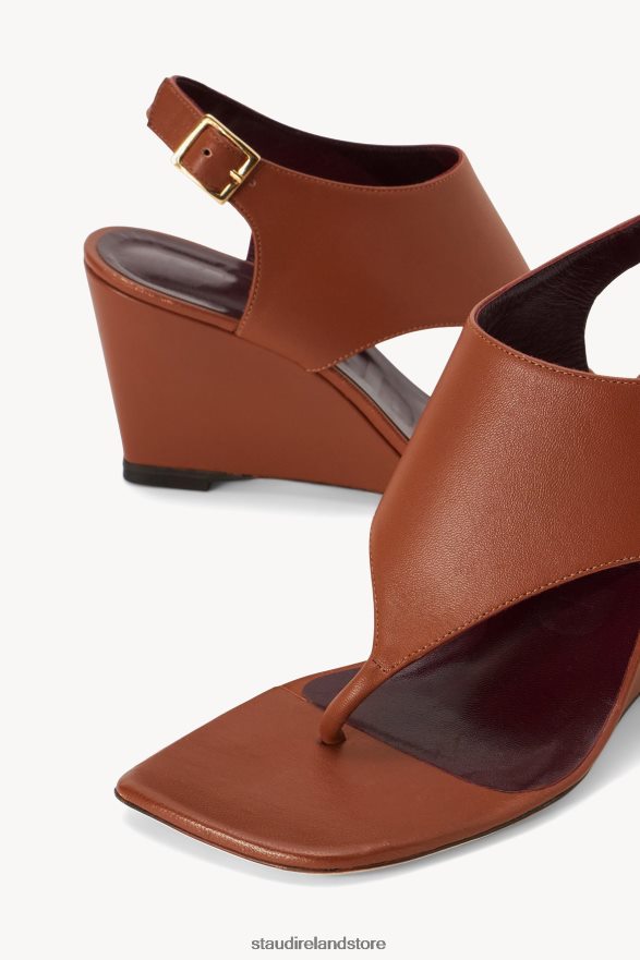 Women Shoes Tan STAUD ALEX WEDGE H8RLPJ940