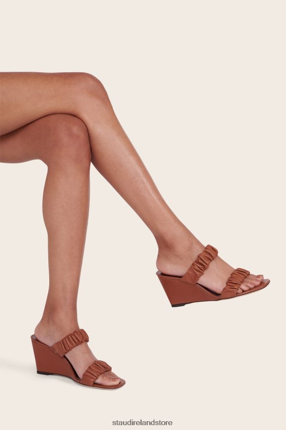 Women Shoes Tan STAUD FRANKIE WEDGE H8RLPJ938