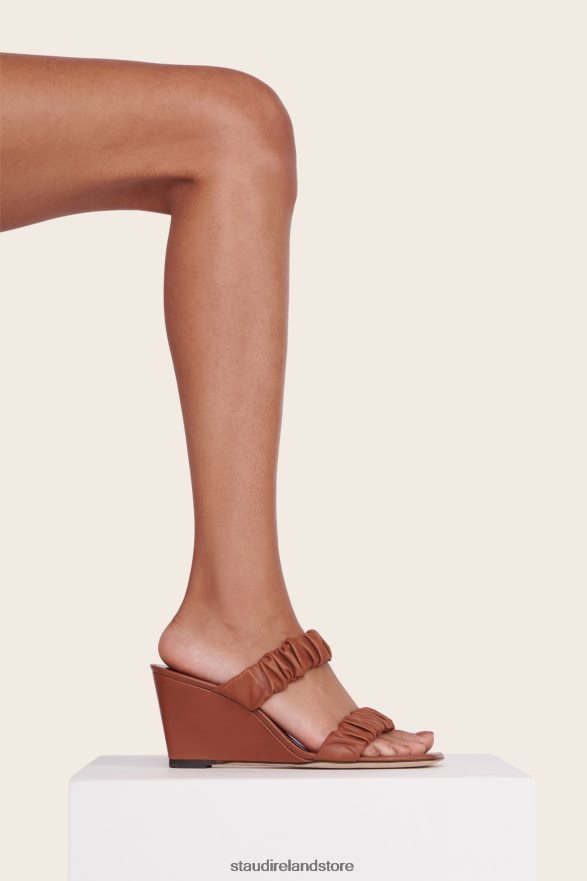 Women Shoes Tan STAUD FRANKIE WEDGE H8RLPJ938