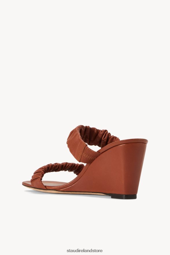 Women Shoes Tan STAUD FRANKIE WEDGE H8RLPJ938