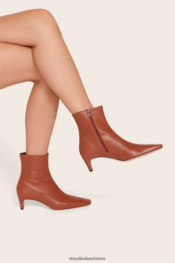 Women Shoes Tan STAUD WALLY ANKLE BOOT H8RLPJ981