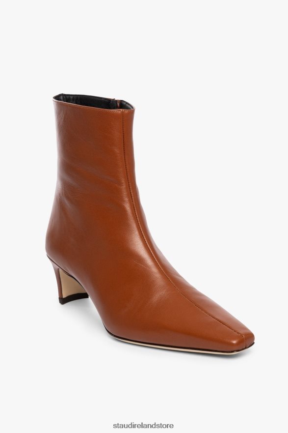 Women Shoes Tan STAUD WALLY ANKLE BOOT H8RLPJ981