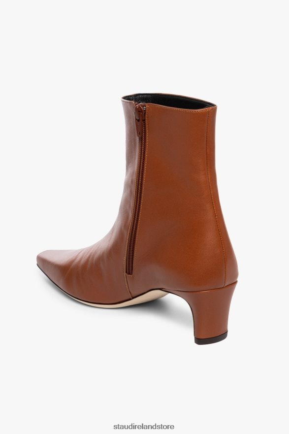 Women Shoes Tan STAUD WALLY ANKLE BOOT H8RLPJ981