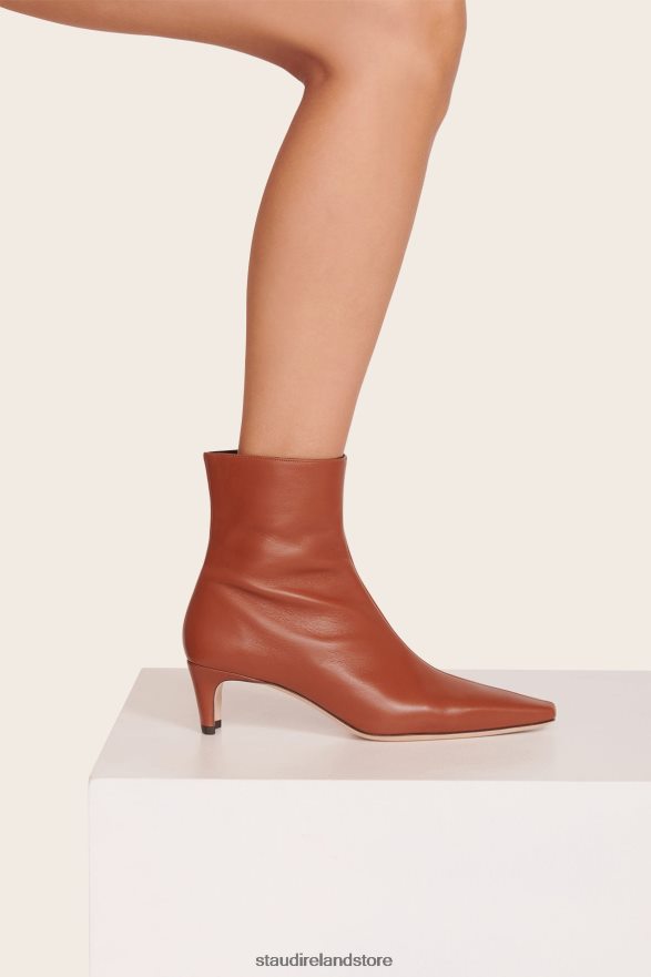 Women Shoes Tan STAUD WALLY ANKLE BOOT H8RLPJ981