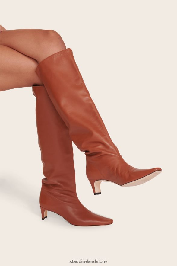 Women Shoes Tan STAUD WALLY BOOT H8RLPJ970